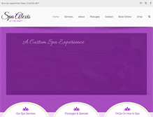 Tablet Screenshot of buffalodayspa.com